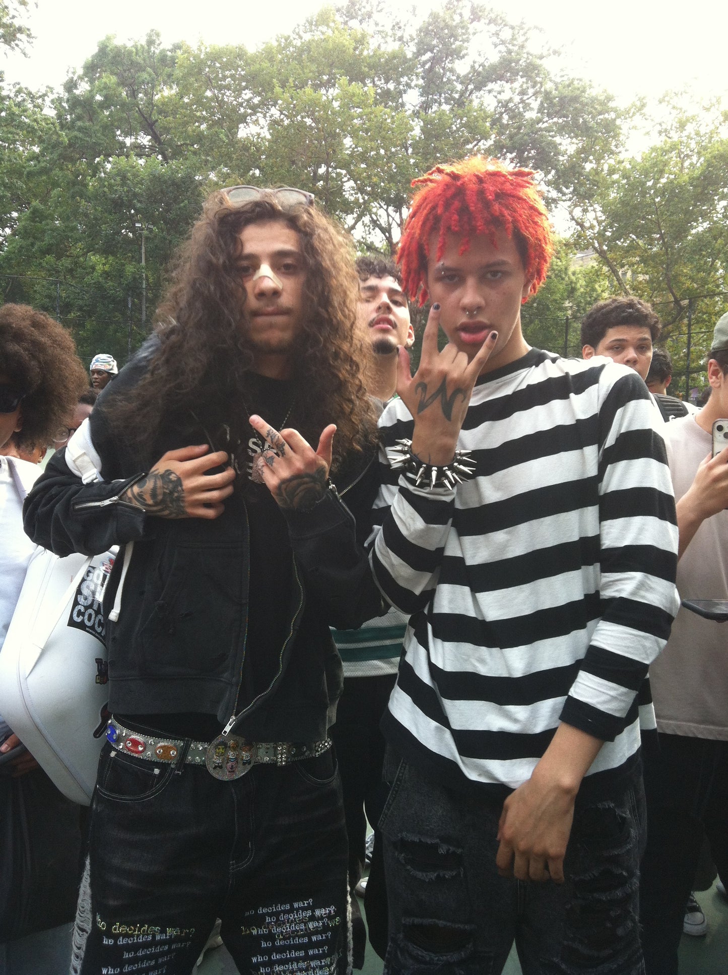 “ryuk” black fur hoodie